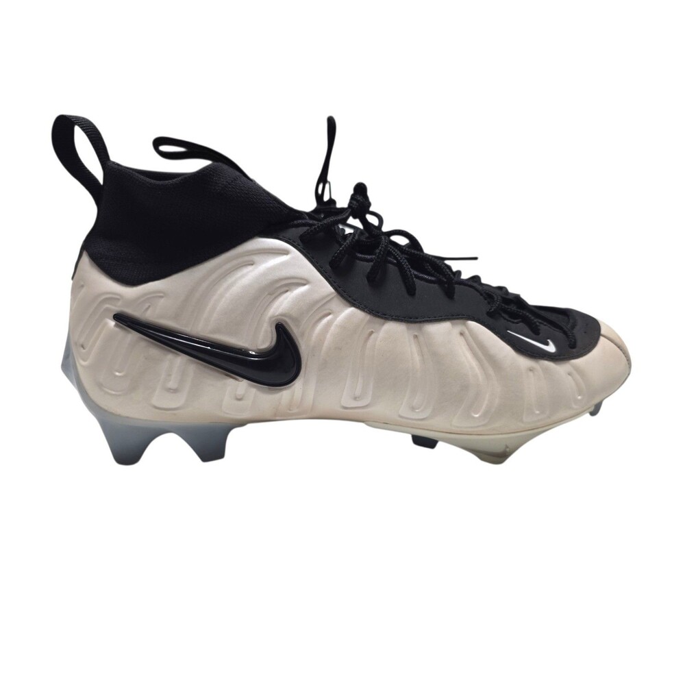 Nike Vaporposite Pro Football Cleats Pearl White Black HM6870-200 Size 10 Used